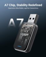 2-in-1 Mini Wireless CarPlay Adapter for iOS Android Auto Plug and Play Low Latency Portable Carplay Adapter Converts Wired to Wireless CarPlay for iOS10+/Android 11+, Gray - Image 4