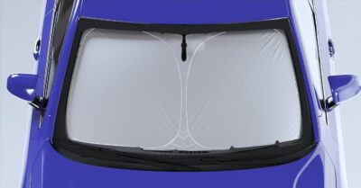 Autotech Park Foldable Sunshade Compatible with 2011-2017 Lexus CT-200H Hatchback, UV Reflective and Easy Storage, Custom-fit Car Windshield Sun Shade - Image 4