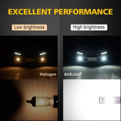 AUXLIGHT 881 889 886 894 862 896 898 LED Fog Light Bulbs 6000K Xenon White, Super Bright High Power COB Chips LED Fog Daytime Running Lights DRL Bulbs Replacement for Cars, Trucks (Pack of 2) - Image 3
