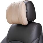 Car Headrest Pillow Soft Suede Fabric Memory Foam Car Neck Pillow Ultimate Comfort and Support for Driving and Travel