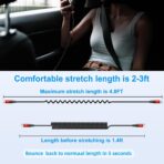 USB C Cable 3ft 2Pack USB C to USB C Charger Cable for Car, Coiled Type C Fast Charging Cable for iPhone 17/16/15/Plus/Pro/Pro Max/MacBook Pro 2020/iPad Pro 2020/iPad Air 4/Samsung Galaxy S23-Red - Image 7