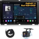 EononGMX7A 4G+64G Android 14 Car Stereo Compatible with,GMC/Chevy/Buick Wireless CarPlay & Android Auto, 8 Inch Touchscreen Car Radio, SWC, Bluetooth, Navigation, Rear Camera (GMX7 Upgraded)