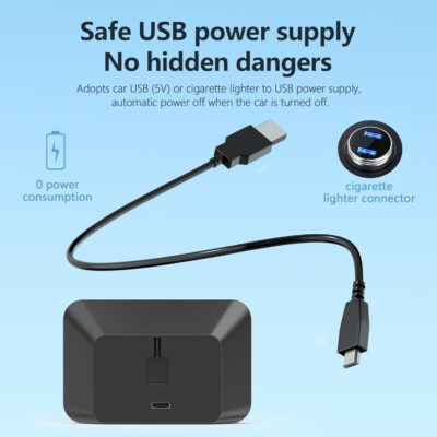 GPS Digital Speed Meter with MPH, Car Head Up Display for All Cars, USB Cable Plug & Play - Image 6