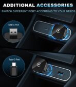 CarPlay Wireless Adapter for Apple, 2026 Upgrade Wired to Wireless CarPlay Adapter, Car Play Dongle Stick Only for Apple Wired CarPlay Cars and for iPhone iOS 10+, Plug & Play, Fast Stable Connection - Image 7