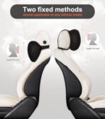 2Pcs Car Neck Pillow, Super Soft Du-Pont Bio Cotton Neck Pillow for Driving, Suede Fabric Car Headrest Pillow, Make Your Driving More Comfortable, Suitable, Traveling (Interstellar Black) - Image 6