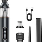 Handheld Vacuum Cordless, Car Vacuum Portable with 20000Pa Ultra-Strong Suction, Multi-Function Hand Vacuum Rechargeable for Cars, Home, Pet Hair & Outdoor Use