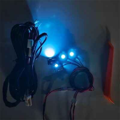 L2R for Toyota Land Cruiser Prodo 250 LC250 (2024-2026) Under Dash LED Footwell Ambient Light Kit Multicolor ABS Car Interior Accessories 4 PCS (Ice Blue) - Image 4