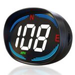 SinoTrack HUD GPS Speedometer Universal Car Heads-up Display 2.7inch MPH Speed Meter with Compass Over Speed Alarm for All Vehicle USB Connect Plug and Play