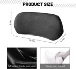 Car Lumbar Support Pillow, Memory Foam Vehicle Seat Lower Back Support Cushion for Back Pain Relief & Sciatica, Comfortable Auto Driver Seat Pad, Universal for Vehicles (Black) - Image 2