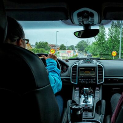 Pyle Universal 5.5’’ Car HUD Head-Up Display Multi-Color Windshield Screen Projector Vehicle Speed & GPS Navigation Compass, Plug & Play, With Speed, Time, Altitude & More (PHUD15) - Image 7