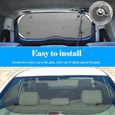 Car Window Sunshade, Rear Window Sun Shade, Provide Sun Protection for The Interior of The Car Without Affecting Visibility, Simple, Stylish, Beautiful and Atmospheric - Image 6