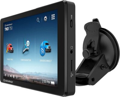 Rand McNally TND 750 7-inch GPS Truck Navigator with Built-in Dash Cam, Easy-to-Read Display and Custom Truck Routing (Renewed) - Image 3