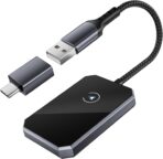 Basesailor Wireless CarPlay and Android Auto Adapter,2-in-1 2024 New Upgraded Bluetooth Car Play Dongle for Convert Factory Wired to Wireless,Fit for Cars from 2015,Apple iPhone iOS 10+,Andriod 11+