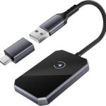 Basesailor Wireless CarPlay and Android Auto Adapter,2-in-1 2024 New Upgraded Bluetooth Car Play Dongle for Convert Factory Wired to Wireless,Fit for Cars from 2015,Apple iPhone iOS 10+,Andriod 11+