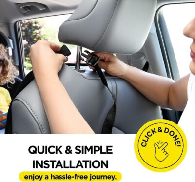 lebogner Back Seat Cover for Kids, 2 Pack X-Large Waterproof Kick Mats Backseat Protector, Durable Car Seat Back Protectors for Vehicles to Protect from Dirt, Mud & Scratches, Fits Most SUVs and Vans - Image 6