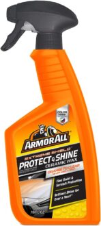 Armor All Extreme Shield Protect & Shine Ceramic Wax, Color Changing Spray Car Wax, 16 Fl Oz Bottle
