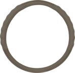 Motor Trend Soft Touch Leather Beige Steering Wheel Cover with Grooves, Advanced Traction Universal Fit for Standard Sizes 14.5 15 15.5 inches - Image 8