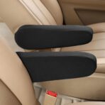 AUCELI 2 Pcs Car Front Seat Armrest Covers, Cloth Fabric Armrest Protectors, Direct Replacement Center Console Lid Armrest Cover Skin, Universal Accessories for Car, SUV, Truck and Van - Image 6