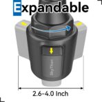SkyTitanfor Garmin GPS Car Mount Cup Holder Replacement 17mm Ball Mount with Adjustable Long Arm fit 3.5-5.5 Inches Garmin GPS Nuvi Drive Dezl - Image 5