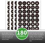 2Pcs 8MM 12V-24V LED Indicator Light with 180 Changeable Symbols, IP67 Waterproof, Pre-Wired Customizable Pilot Dash Directional Warning Lights for Car Truck Boat Marine RV Off-Road(Green) - Image 6