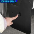 Craedli 4PCS Universal Car Mud Flaps Set, Flexible Bendable Mudguard Automotive Front & Rear Splash Guards with Screws, Vehicle Exterior Protection Accessories for SUV, Truck, Pickup, Off-Road (Black) - Image 3