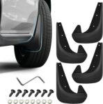 4PCS Car Mud Flaps, Mud Guard, No Drilling No Tape Mudflaps All Weather Protector Mudguards, Front and Rear Side Splash Guards Vehicle Sediment Protection Auto Accessories Universal for Cars