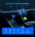 Dual Band Wireless CarPlay Adapter, 2-in-1 CarPlay & Android Auto Dongle, Fast Stable Plug-and-Play Adapter, with USB-C Converter, for CarPlay Cars - Image 3