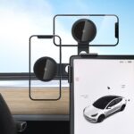 Yonge & Finch Tesla Phone Mount, MagSafe Car Phone Holder Mount, 360° Adjustable Tesla Car Dash Magnetic Phone Holder for Tesla Model 3/Y/S/X/Cybertruck, Cell Phone Car Mount for iPhone 16/15/14/13/12
