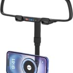 for MagSafe Car Mount Rearview Mirror [24 Strong Magnet] Magnetic Phone Holder for Car Rear View Mirror [4 Clip Stable] Phone Holders for Your Car for iPhone Air 17 Pro Max 16 15 14 13, All Smartphone