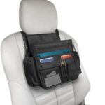 Boczif Car Backseat Organizer, Hanging Passenger Seat Storage Bag, Car Front Seat Organizer for Office Kids Suplly,Truck Cab Organizer with Separately Pokect for Laptop, Multiple Pockets, Cup Holders