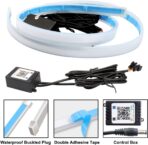Car Headlight LED Strips, LEDCARE 24 Inch Exterior Car Lights with Dreamcolor Chasing, Flexible Waterproof LED Daytime Running Light Strip with Wireless APP Control, 2-Pack - Image 3