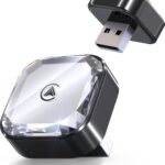 Wireless CarPlay Adapter & Wireless Android Auto Adapter, 2 in 1 Car Dongle with WiFi 6 & Bluetooth 5.4, 3s Auto-Connect, Metal Housing for Better Cooling, Includes USB-C Adapter, Fits 1000+ Vehicles