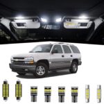 AWALITED 21pcs Chevy Tahoe/Suburban Interior LED Lights Kit Super Bright LED Map Dome Light Bulbs Replacement for 2000 2001 2002 2003 2004 2005 2006 Chevy Tahoe/Suburban all models