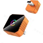 Denash 2 in 1 Wireless CarPlay and Android Auto Adapter, Fast Auto-Connect Plug & Play CarPlay Dongle, No Delay Car Play Adapter with USB/USB-C Port for iPhone & Android (Color Pattern)