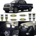 Super Bright 6000K White LED Interior Light Bulbs Kit Package for 2007-2019 2020 2021 Toyota Tundra + Install Tool