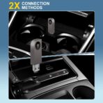 2 in 1 Wireless CarPlay Adapter, Android Auto Plug&Play CarPlay Dongle Converts Wired to Wireless with USB&USB-C/Type-C, Fast Auto-Connect, Stable Control & No Delay, for iOS 10+/Android 11+ - Image 7