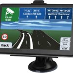 Car GPS Navigation, Latest 2025 Map 7 inch Touch Screen Car GPS, Voice Turn Direction Guidance, Support Speed and Red Light Warning, Install The Latest Map of The United States