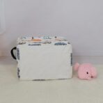 LANGYASHAN Rectangular Storage Bin Collapse Canvas Fabric Cartoon Storage Basket with Handles for Organizing Home Kitchen Boys and Girls Toys Office Closet Shelf Baskets(Rec Color Cars) - Image 8