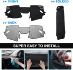 Autorder Dashboard Cover Mat for Subaru Forester 2019-2024 Accessories Dash Cover Flannel Dash Mat Sunshade Glare UV Rays Protector - Image 5