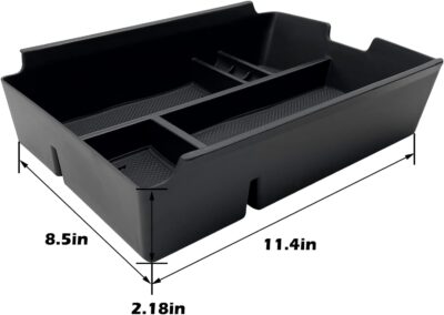 JOJOMARK for VW Atlas and Cross Sport Accessories Center Console Organizer 2018 2019 2020 2021 2022 2023 Insert ABS Armrest Box Secondary Storage (Not fit for 2024) - Image 3