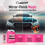 Nanoskin WASH N' WAX with Carnauba 5 gallons - Cleans & Shines in One Step | Works with Foam Cannon, Foam Gun, Bucket Washes, Pressure Washer | Carnauba Wax Protection for Cars - Image 2
