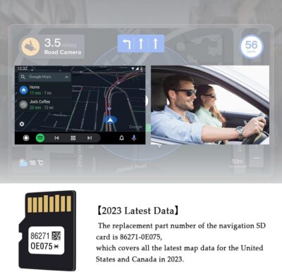 Navigation GPS SD Card - Latest US & Canada Maps Micro SD Card for Upgrading Your Car GPS Navigation System - 86271-0E075 Car Accessories Compatible with Toyota 4Runner RAV4 Tundra - Image 3