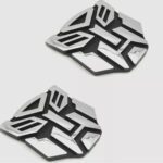 Autogem Transforming Auto Robot Emblem 3” Chrome – Universal Fit Car Truck SUV Exterior Badge with 3M Adhesive