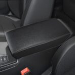 INTGET Center Console Cover for 2025 2026 Honda Civic Accessories 2022 2023 2024 Leather Interior 11th gen Civic Sport Hatchback Car Arm Rest Armrest Cover Lid Protector Seat Elbow (Gray Stitches)