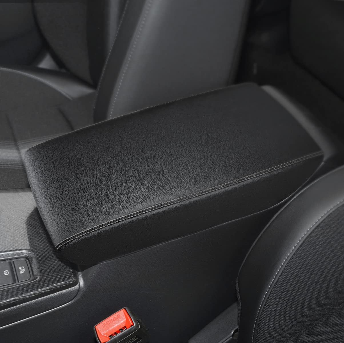 61fdX2oGTPL._AC_SL1204_.jpg INTGET Center Console Cover for 2025 2026 Honda Civic Accessories 2022 2023 2024 Leather Interior 11th gen Civic Sport Hatchback Car Arm Rest Armrest Cover Lid Protector Seat Elbow (Gray Stitches) - Image 1