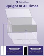 Golf Trunk Organizer for Golf Shoes Clothes Gloves Hats Large Collapsible Golf Storage Box with 4 Dividers Water-Resistant Golf Shoe Bag for 2 Pair of Shoes Golfing Accessories for Men Women Golfers - Image 3