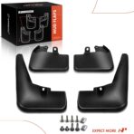 A-Premium Set of 4PCS Mud Flaps Splash Guards Mudguards Mudflaps with Hardware Kits Accessories Compatible with Toyota RAV4 2016-2018, Black Color, Front and Rear(Driver & Passenger Sides) - Image 8