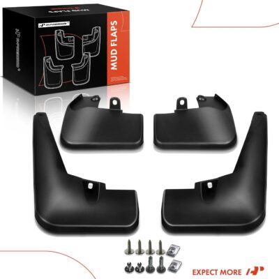 A-Premium Set of 4PCS Mud Flaps Splash Guards Mudguards Mudflaps with Hardware Kits Accessories Compatible with Toyota RAV4 2016-2018, Black Color, Front and Rear(Driver & Passenger Sides) - Image 8