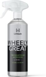 Wheely Great Tire Dressing Spray - Protects Rubber from U.V. Rays - Rubber Tire Conditioner So It Won't Dry Out and Crack - Keeps Tires Black, Not Shiny - Removes Brown Film from Sidewalls