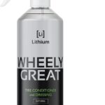 Wheely Great Tire Dressing Spray - Protects Rubber from U.V. Rays - Rubber Tire Conditioner So It Won't Dry Out and Crack - Keeps Tires Black, Not Shiny - Removes Brown Film from Sidewalls